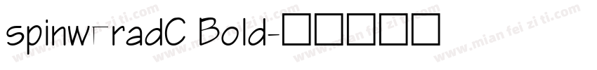 spinweradC Bold字体转换
